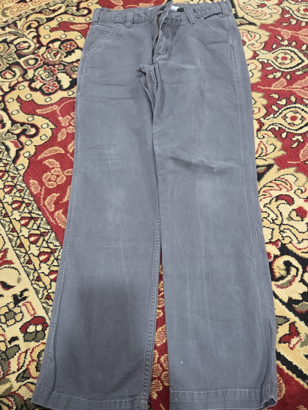 Carhartt Men's Bootcut Jeans — Slate Gray